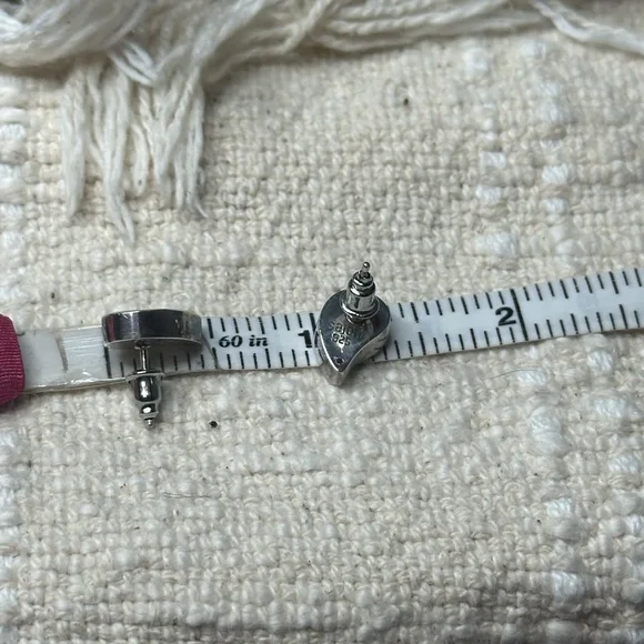 Sajen 925 Iridescent Silver Teardrop Stud Earrings - Picture 4 of 4